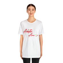 Load image into Gallery viewer, Adopta Amor - Unisex Jersey Short Sleeve Tee