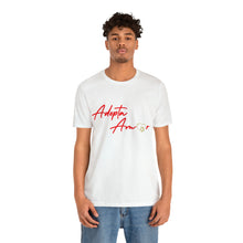 Load image into Gallery viewer, Adopta Amor - Unisex Jersey Short Sleeve Tee