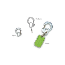 Load image into Gallery viewer, Rubit! Curve Aluminum Dog Tag Clip Small