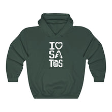 Load image into Gallery viewer, I Love Satos (White) - Unisex Heavy Blend™ Hooded Sweatshirt
