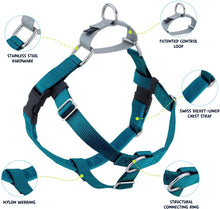 Load image into Gallery viewer, Freedom No-Pull Dog Harness Teal