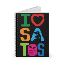 Load image into Gallery viewer, I Love Satos - Spiral Notebook - Ruled Line