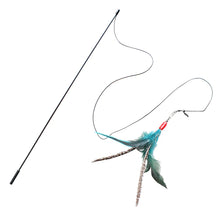 Load image into Gallery viewer, Go Cat Da Bird Rod and Feather Cat Toy, Handmade in The USA (1 Bird)
