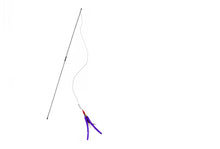 Load image into Gallery viewer, Go Cat Da Bird 2 Piece Pull Apart Rod & Bird, Handmade in The USA (1 Bird)