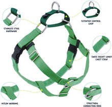 Load image into Gallery viewer, Freedom No-Pull Dog Harness Neon Green