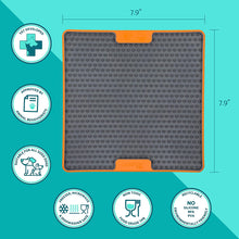 Load image into Gallery viewer, LickiMat Tuff Soother, Heavy-Duty Dog Slow Feeders Lick Mat Turquoise