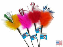 Load image into Gallery viewer, Go Cat 18" Sparkling Tickler Feather Wand Cat Toy