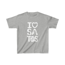 Load image into Gallery viewer, I Love  Satos (White) - Kids Heavy Cotton™ Tee
