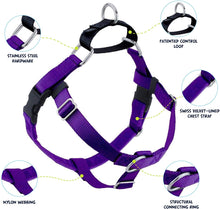 Load image into Gallery viewer, Freedom No-Pull Dog Harness Purple