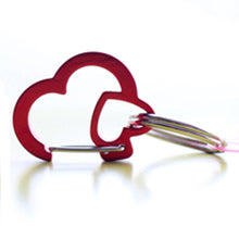 Load image into Gallery viewer, Rubit! Heart Shaped Aluminum Dog Tag Clip Small