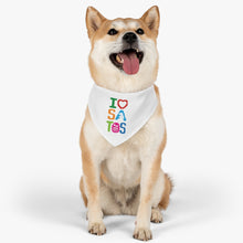 Load image into Gallery viewer, I Love Satos - Pet Bandana Collar
