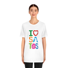 Load image into Gallery viewer, I Love Satos - Unisex Jersey Short Sleeve Tee