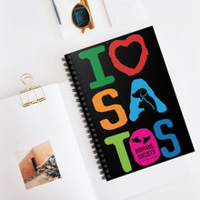 Load image into Gallery viewer, I Love Satos - Spiral Notebook - Ruled Line