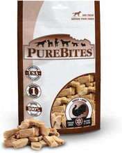 Load image into Gallery viewer, PureBites Turkey Freeze Dried Dog Treats 2.47 oz.
