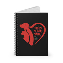 Load image into Gallery viewer, Todos Somos Satos - Spiral Notebook - Ruled Line