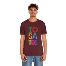 Load image into Gallery viewer, I Love Satos - Unisex Jersey Short Sleeve Tee