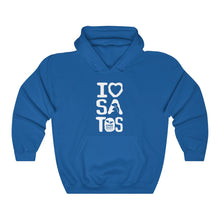 Load image into Gallery viewer, I Love Satos (White) - Unisex Heavy Blend™ Hooded Sweatshirt
