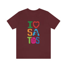 Load image into Gallery viewer, I Love Satos - Unisex Jersey Short Sleeve Tee