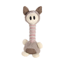 Load image into Gallery viewer, WOOZAPET Long Neck Sillies Plush Dog Toy with Squeaker