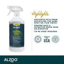Load image into Gallery viewer, ALZOO Indoor Training Spray for Dogs Lemongrass & Cinnamon Scent 32 oz