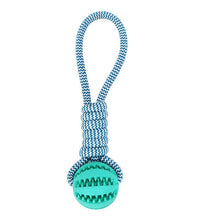Load image into Gallery viewer, WOOZAPET Durable Rope Dog Toy with Pet Molar Bite Treat Ball | Aggressive Chewers Medium and Large Breeds