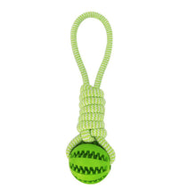 Load image into Gallery viewer, WOOZAPET Durable Rope Dog Toy with Pet Molar Bite Treat Ball | Aggressive Chewers Medium and Large Breeds