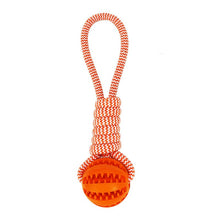 Load image into Gallery viewer, WOOZAPET Durable Rope Dog Toy with Pet Molar Bite Treat Ball | Aggressive Chewers Medium and Large Breeds