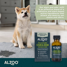 Load image into Gallery viewer, ALZOO Concentrated Enzyme-Based Sustainable Stain & Odor Remover Liquid Refill 1.1 oz