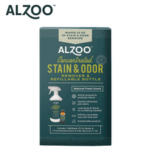 Load image into Gallery viewer, ALZOO Concentrated Enzyme-Based Sustainable Stain & Odor Remover & Refillable Bottle