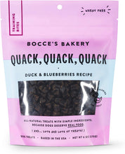 Load image into Gallery viewer, Bocce's Bakery - Everyday Wheat-Free Dog Treats, Quack, Quack, Quack Training Bites, 6 oz