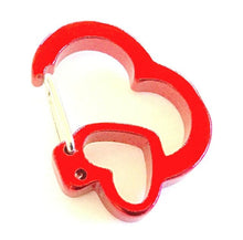 Load image into Gallery viewer, Rubit! Heart Shaped Aluminum Dog Tag Clip Small