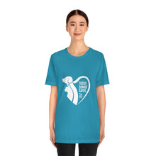 Load image into Gallery viewer, Todos Somos Satos (White) - Unisex Jersey Short Sleeve Tee
