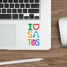 Load image into Gallery viewer, I Love Satos - Die-Cut Stickers