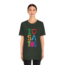 Load image into Gallery viewer, I Love Satos - Unisex Jersey Short Sleeve Tee