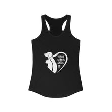 Load image into Gallery viewer, Todos Somos Satos (White) - Women's Ideal Racerback Tank