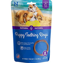 Load image into Gallery viewer, N-Bone Puppy Teething Ring Pumpkin Flavor 7.2 Oz/(6 Count)
