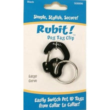 Load image into Gallery viewer, Rubit! Curve Shape Dog Tag Clip Large