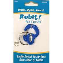 Load image into Gallery viewer, Rubit! Curve Shape Dog Tag Clip Large