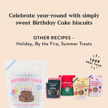 Load image into Gallery viewer, Bocce’s Bakery Birthday Cake Dog Treats All-Natural Peanut Butter Vanilla Biscuits