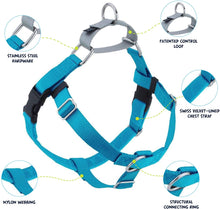 Load image into Gallery viewer, Freedom No-Pull Dog Harness Turquoise