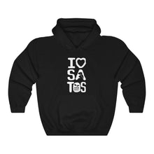 Load image into Gallery viewer, I Love Satos (White) - Unisex Heavy Blend™ Hooded Sweatshirt