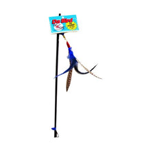 Load image into Gallery viewer, Go Cat Da Bird 2 Piece Pull Apart Rod & Bird, Handmade in The USA (1 Bird)