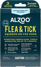 Load image into Gallery viewer, ALZOO Flea & Tick Repellent Squeeze-On for Dogs - Pack of 3