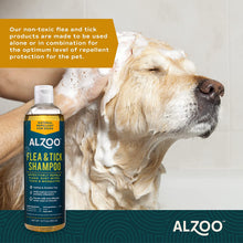 Load image into Gallery viewer, ALZOO Flea & Tick Repellent Shampoo for Dogs 12 oz.