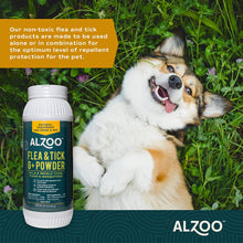 Load image into Gallery viewer, ALZOO Natural Flea & Tick G+ Powder Natural Home Treatment for Pets