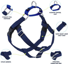 Load image into Gallery viewer, Freedom No-Pull Dog Harness Navy