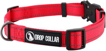 Load image into Gallery viewer, Drop Collar Reflective Nylon Dog Collar with Patent Pending Upright Leash Connection Point