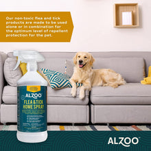 Load image into Gallery viewer, ALZOO Natural Flea & Tick Home Spray 32oz