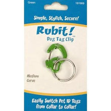 Load image into Gallery viewer, Rubit! Curve Shape Dog Tag Clip Medium