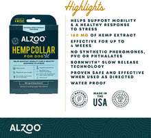 Load image into Gallery viewer, ALZOO Hemp Dog Collar | Sustainably and Safely Helps to Support Your Pet's Mobility